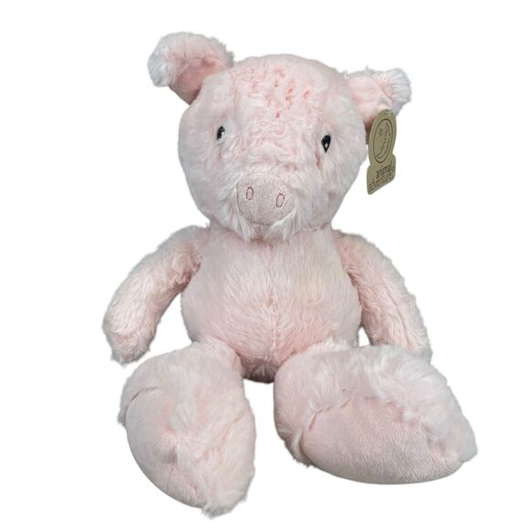 NWT Animal Adventure Cherry Blossom Pig Plush Pink Super Soft Stuffed Animal - Picture 8 of 8